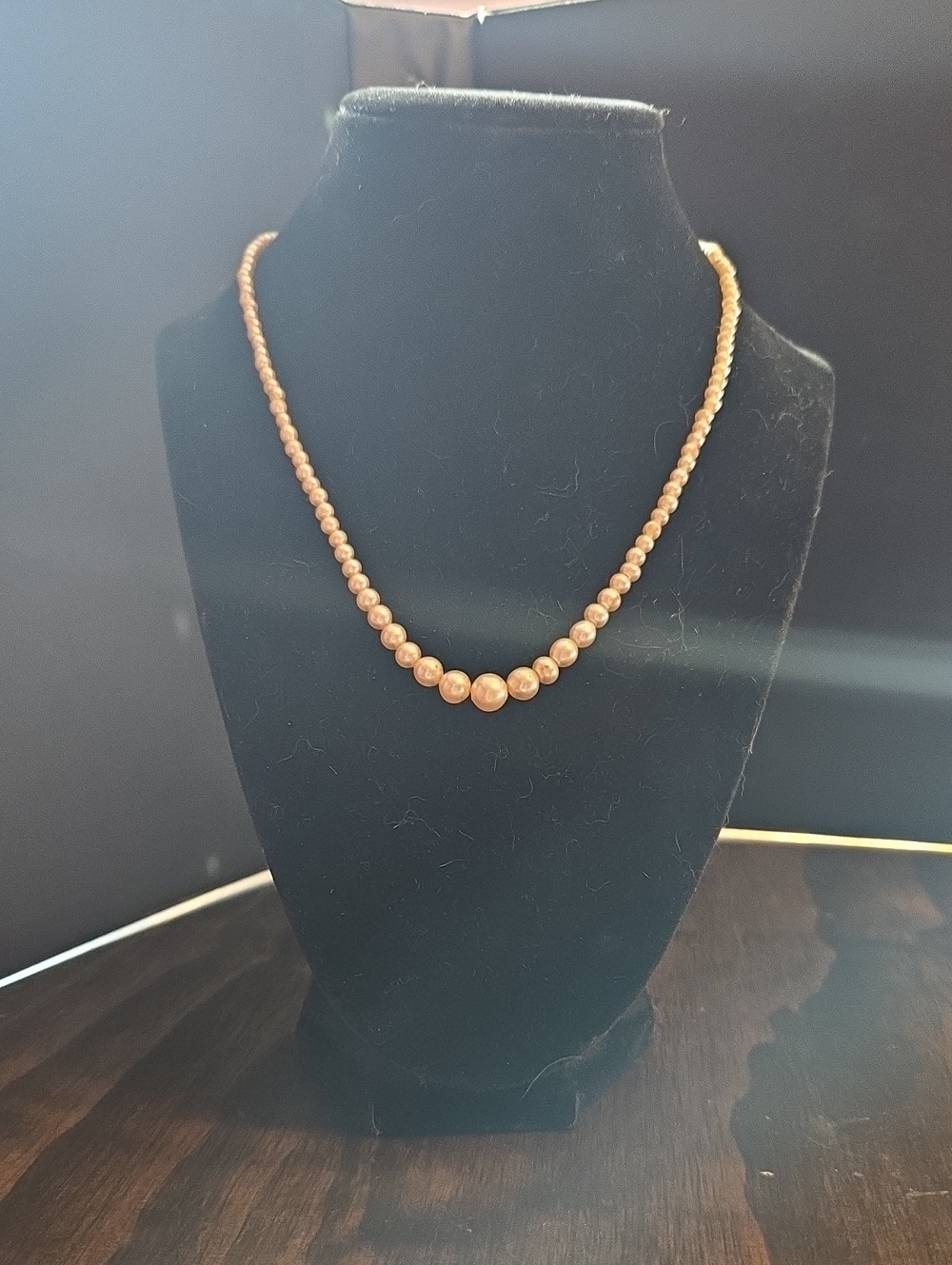 Beaded Pearl Clasp Necklace